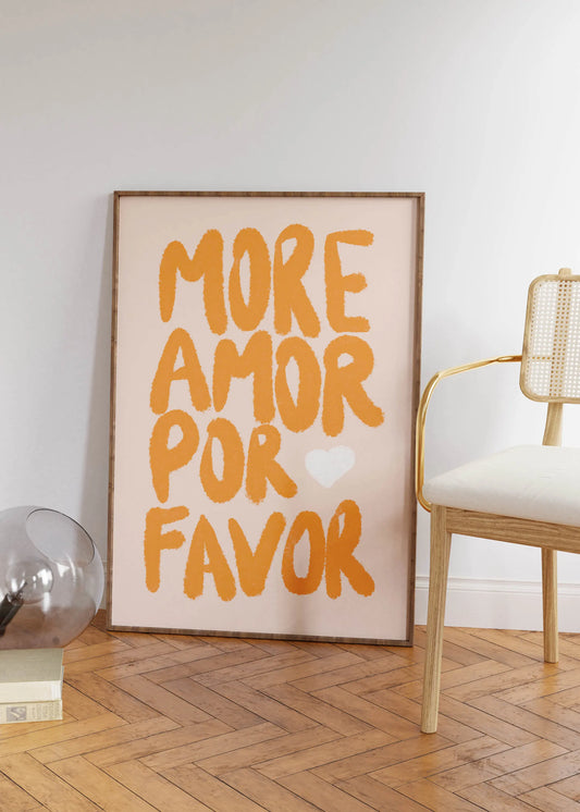 Affiche More Amor Por Favor