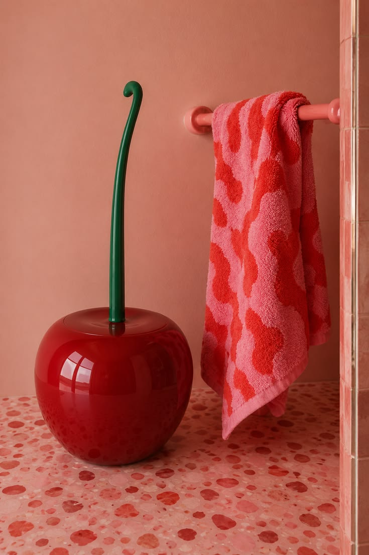 BROSSE WC CERISE