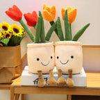 Peluche Tulipe en pot