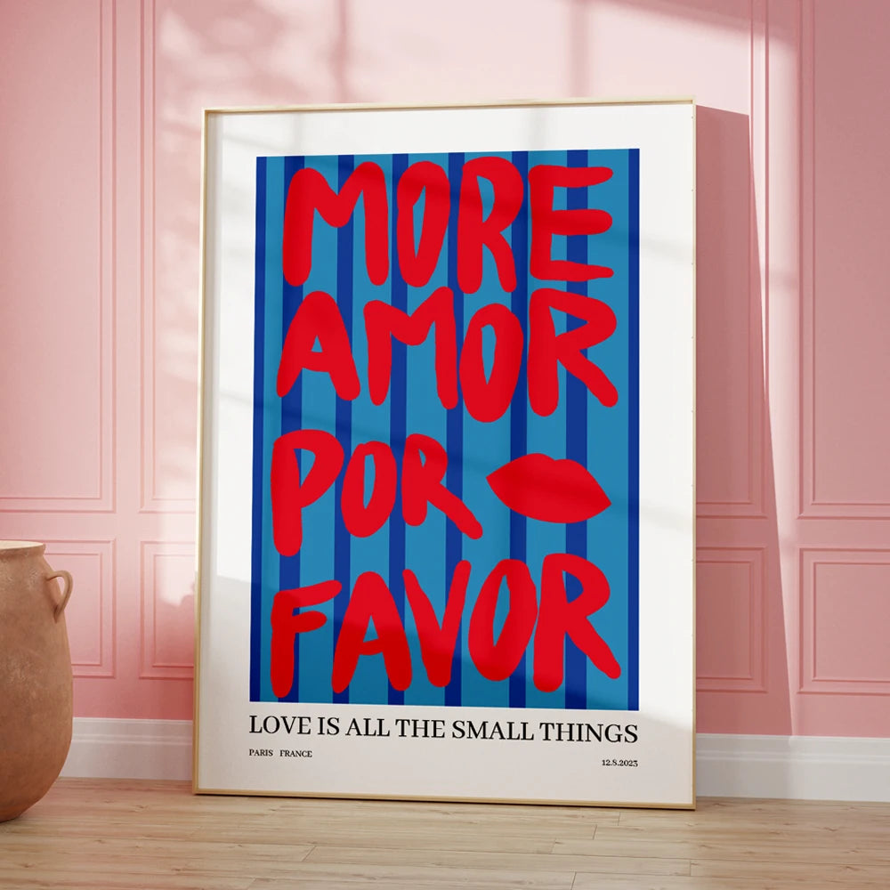 Affiche More Amor Por Favor