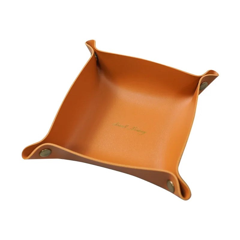 Plateau en cuir Vintage