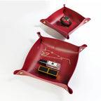 Plateau en cuir Vintage