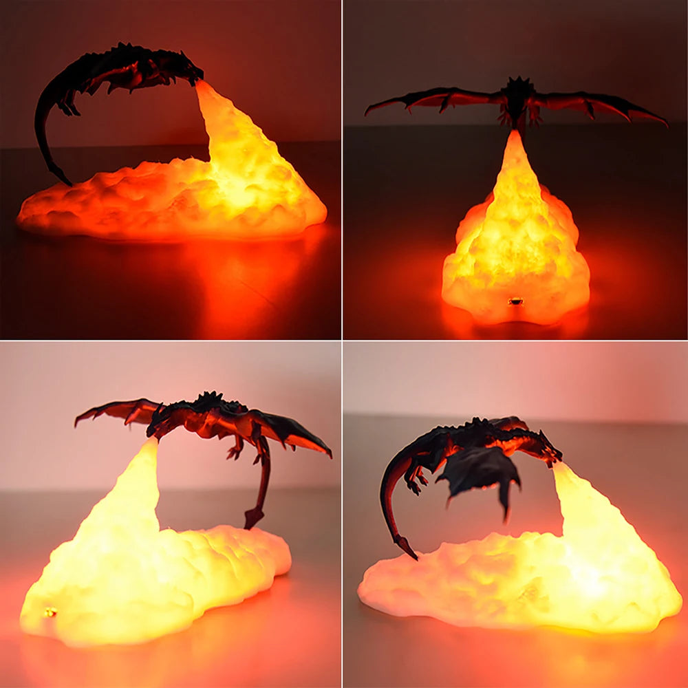 LAMPE DRAGON LED
