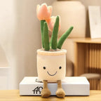 Peluche Tulipe en pot