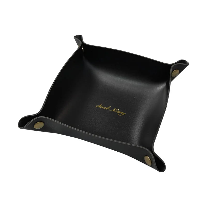Plateau en cuir Vintage