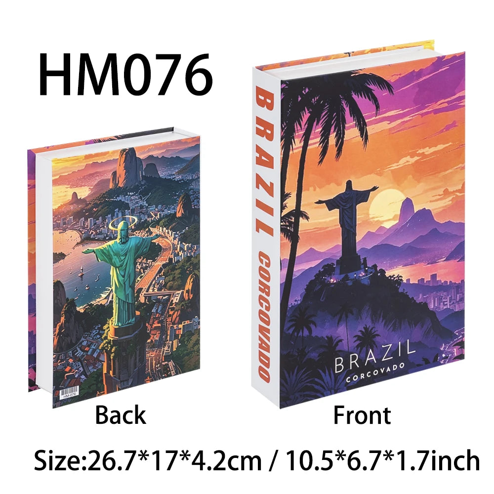 FAUX LIVRES DÉCORATIFS — SÉRIE VOYAGE