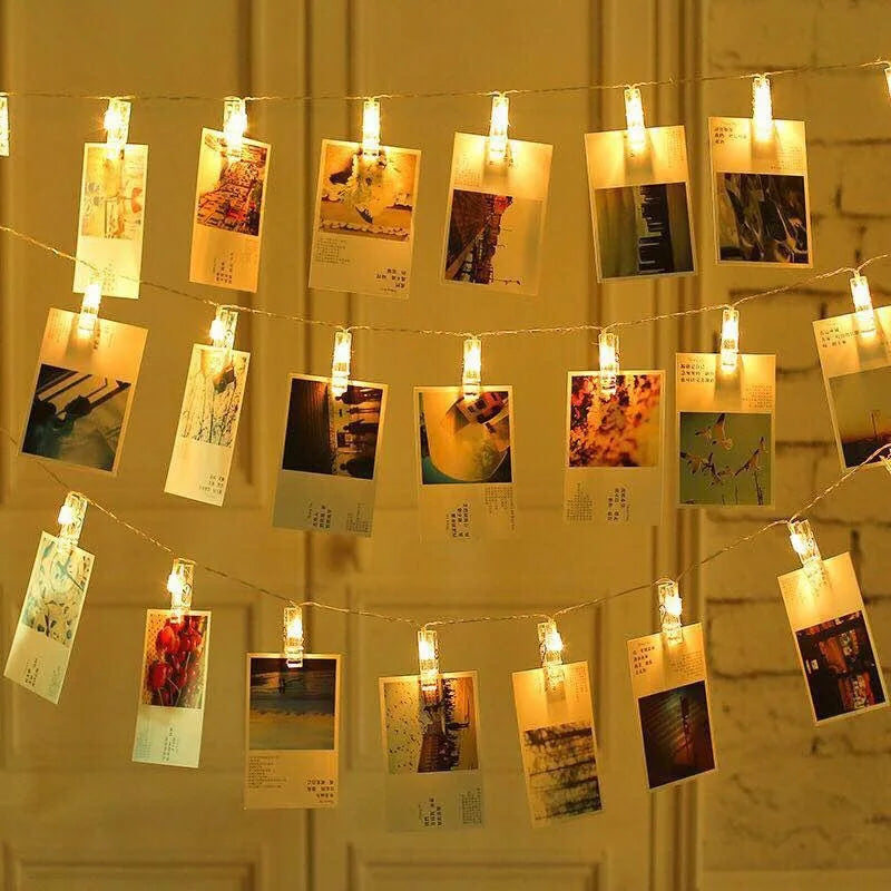 GUIRLANDE PORTE-PHOTOS LED
