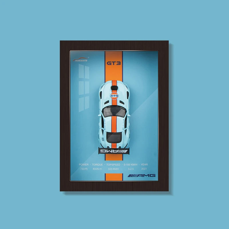 VOITURE MINIATURE SOUS CADRE