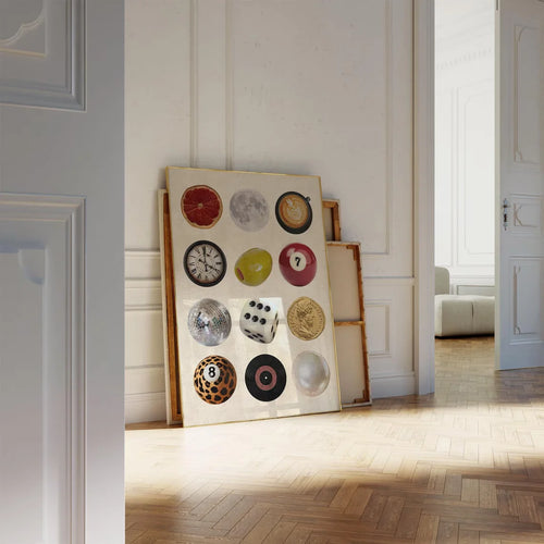 Affiche 8ball & Coffee Vintage