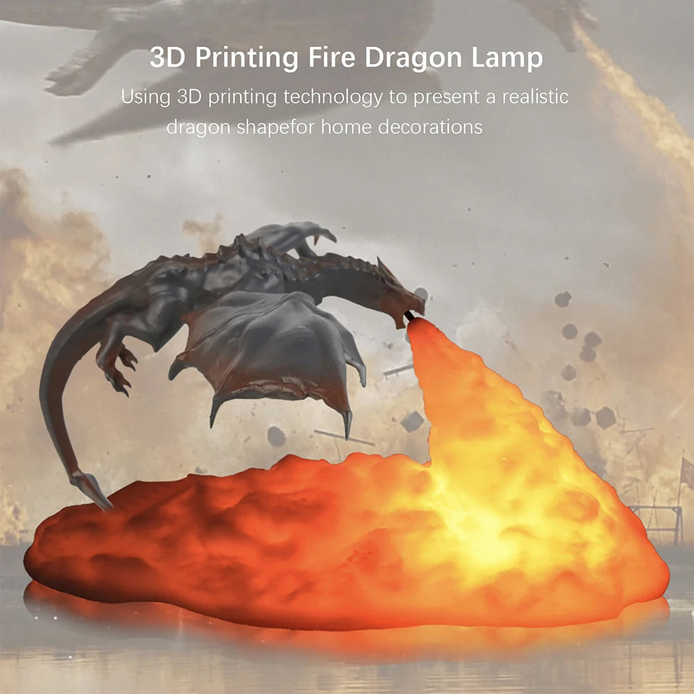LAMPE DRAGON LED