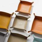 Plateau en cuir Vintage