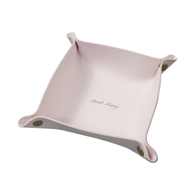 Plateau en cuir Vintage