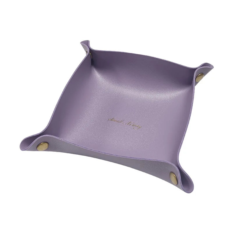 Plateau en cuir Vintage