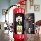 Coffret de rangement pour bouteille en forme de borne à incendie