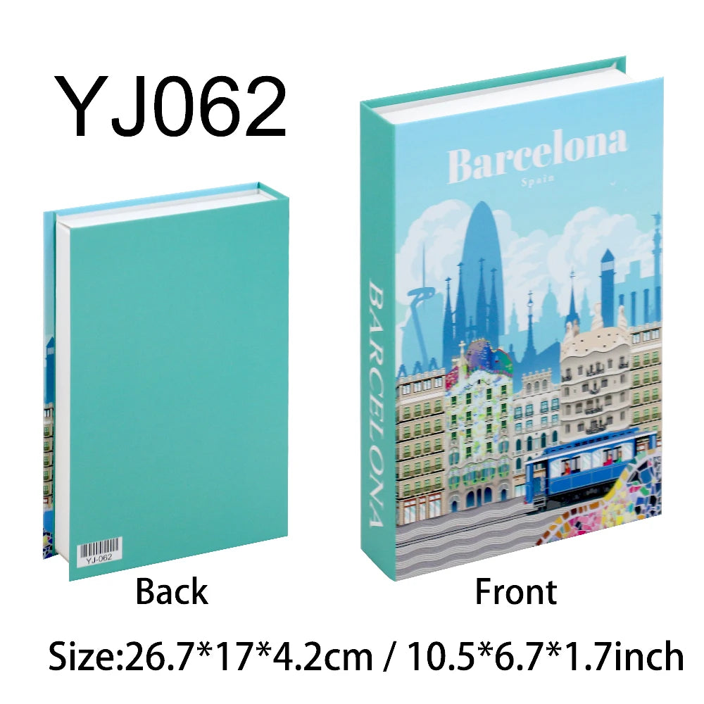 FAUX LIVRES DÉCORATIFS — SÉRIE VOYAGE