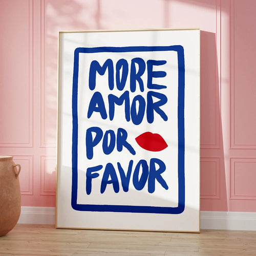 Affiche More Amor Por Favor
