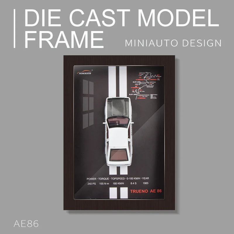 VOITURE MINIATURE SOUS CADRE