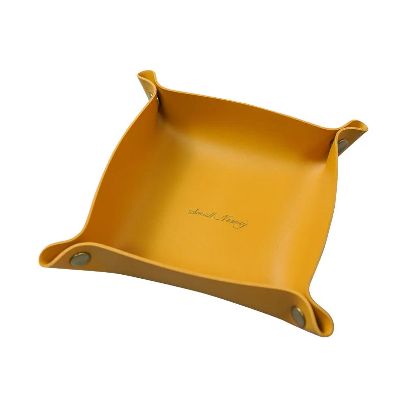 Plateau en cuir Vintage