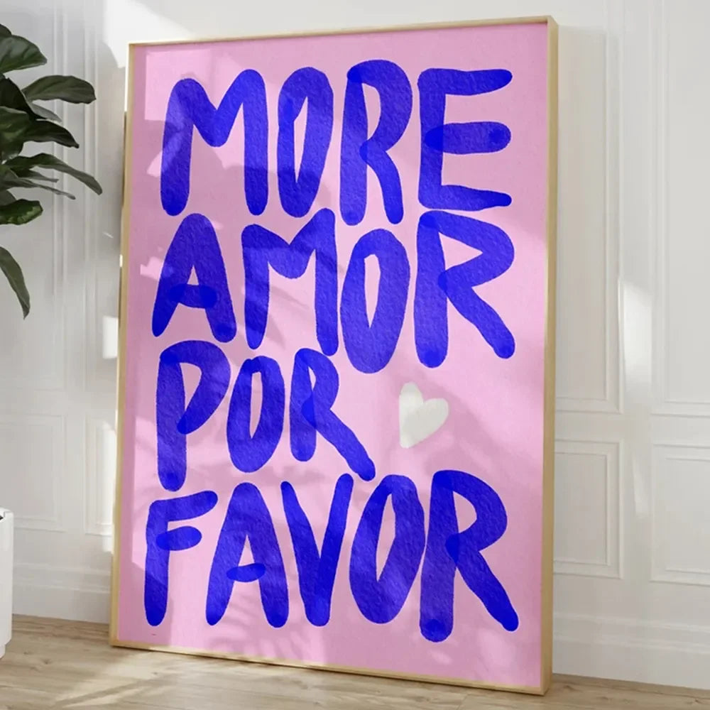 Affiche More Amor Por Favor