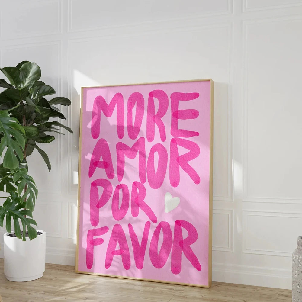 Affiche More Amor Por Favor