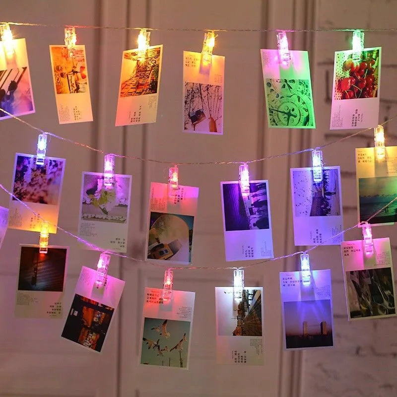 GUIRLANDE PORTE-PHOTOS LED