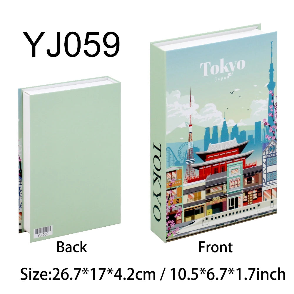 FAUX LIVRES DÉCORATIFS — SÉRIE VOYAGE