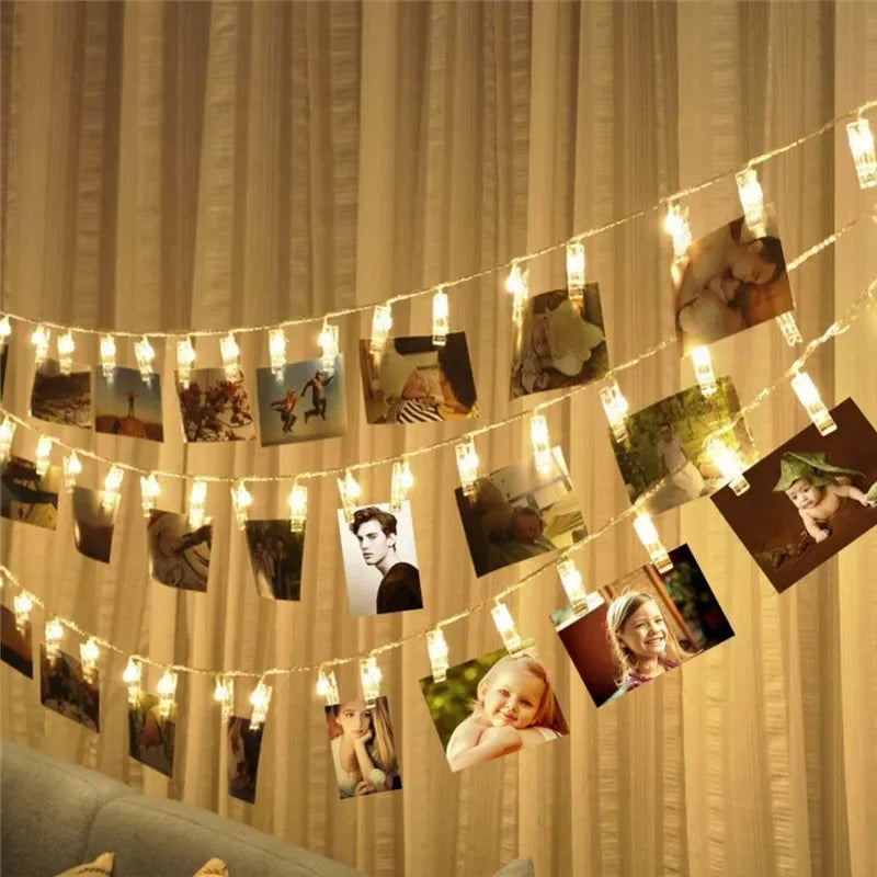 GUIRLANDE PORTE-PHOTOS LED