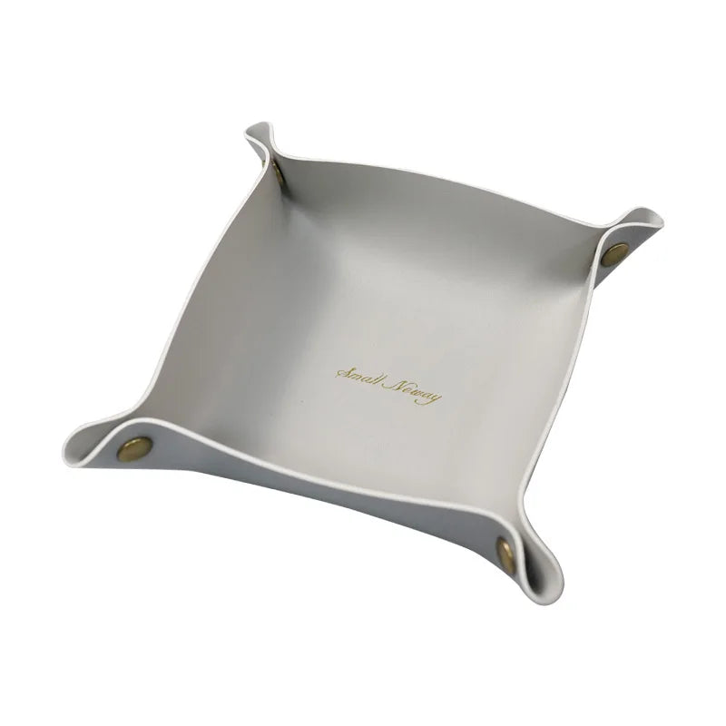 Plateau en cuir Vintage