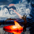 LAMPE DRAGON LED