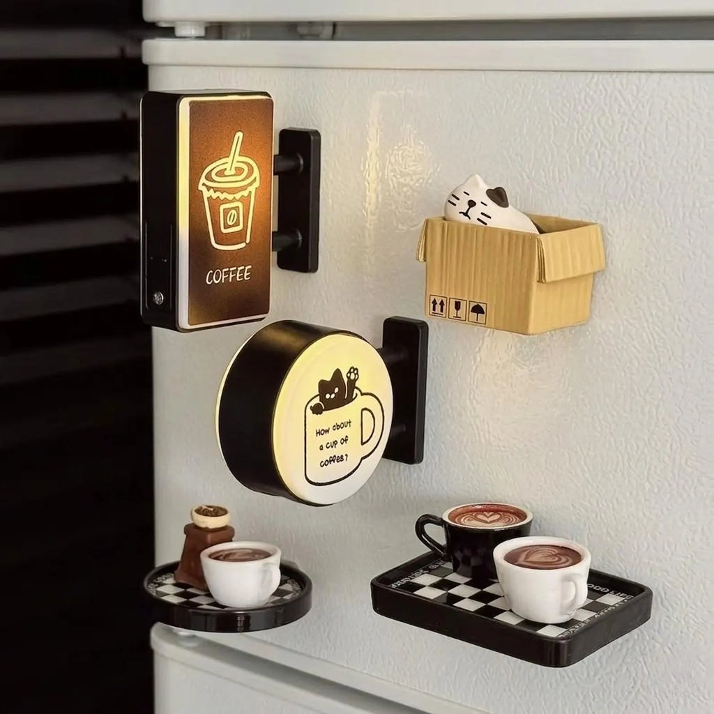 Aimant chat carton