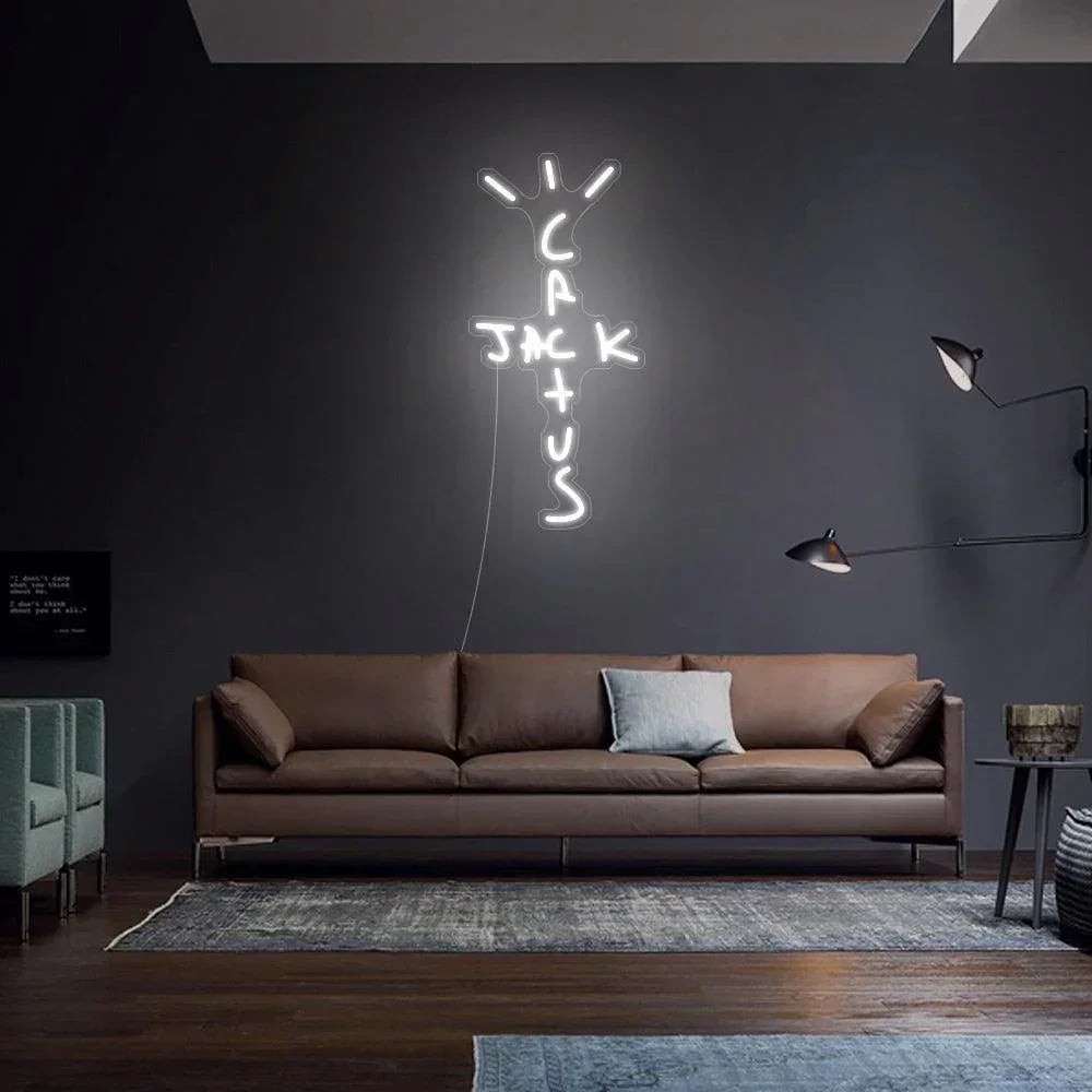 LAMPE LED NÉON CACTUS JACK