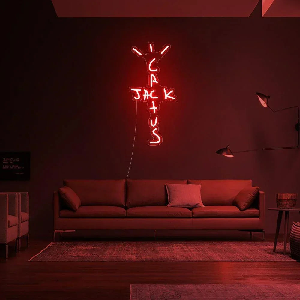 LAMPE LED NÉON CACTUS JACK