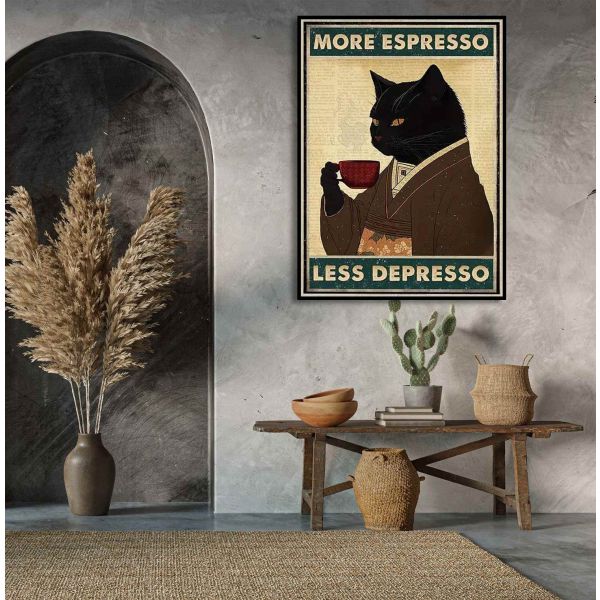 Plaque métal More Espresso